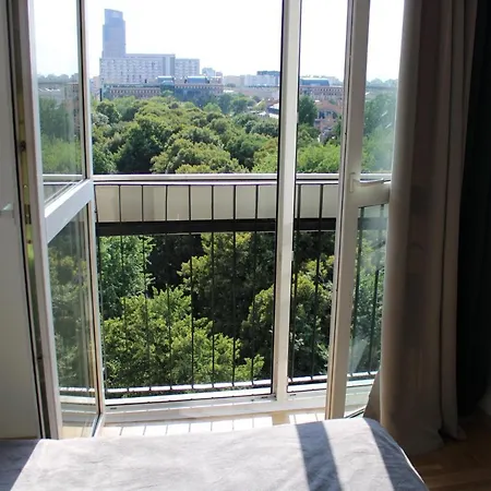 Strict Center Warsaw Comfortable Apartment, 10Th-Floor With Beautiful View On The Park And Skyscrapers, Free Wifi, Self Check-In/Out Екстер'єр фото